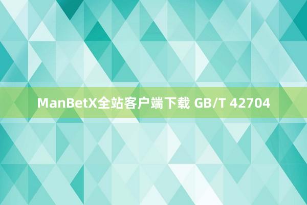 ManBetX全站客户端下载 GB/T 42704